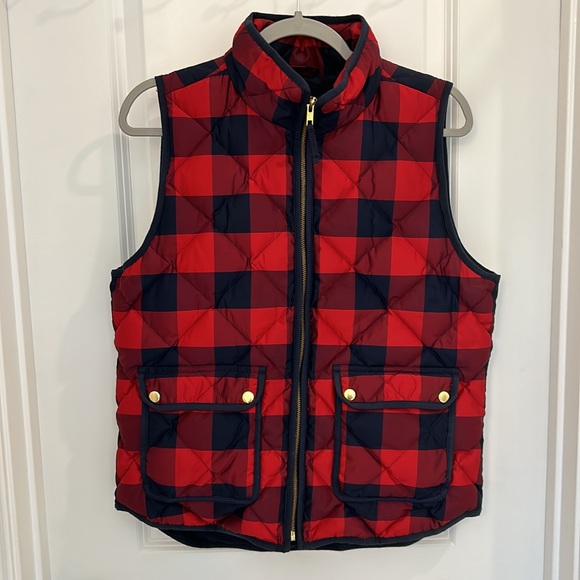 J. Crew Jackets & Blazers - J.Crew Excursion Buffalo Check Puffer Vest